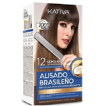 Brazilian Straightening Brunette Kit - Sada s keratinem pro narovnání vlasů 